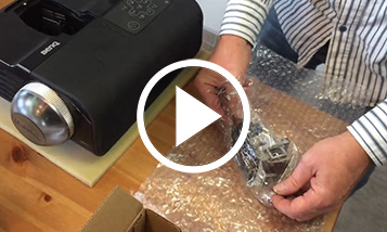 BenQ lamp replacement video